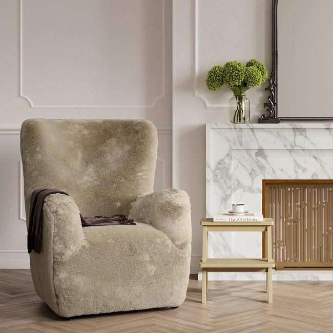 Thor Faux Fur Armchair - SO'HOME