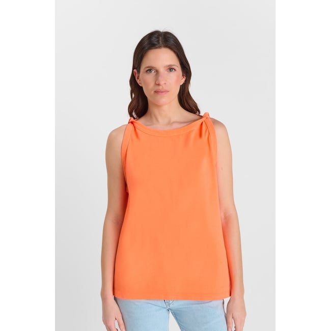 Tee-Shirt ANALISE orange fluo <span itemprop=
