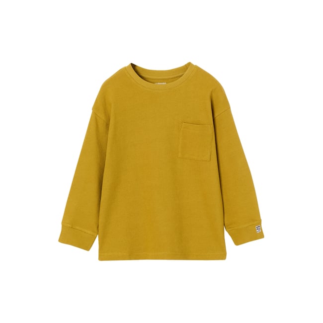 T-shirt manches longues olive <span itemprop=