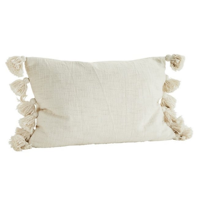 Housse de coussin salon coton multicolour <span itemprop=