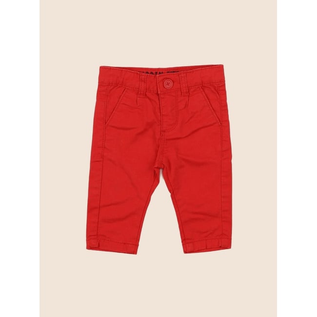 Pantalon - Très bon état rouge <span itemprop=