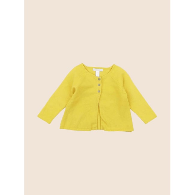 Gilet - Très bon état jaune <span itemprop=