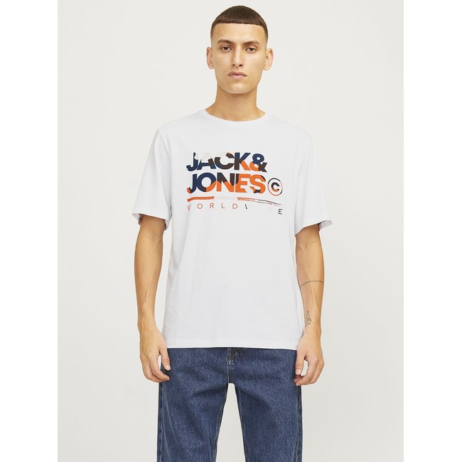 Crew Neck T-Shirt, white, JACK & JONES
