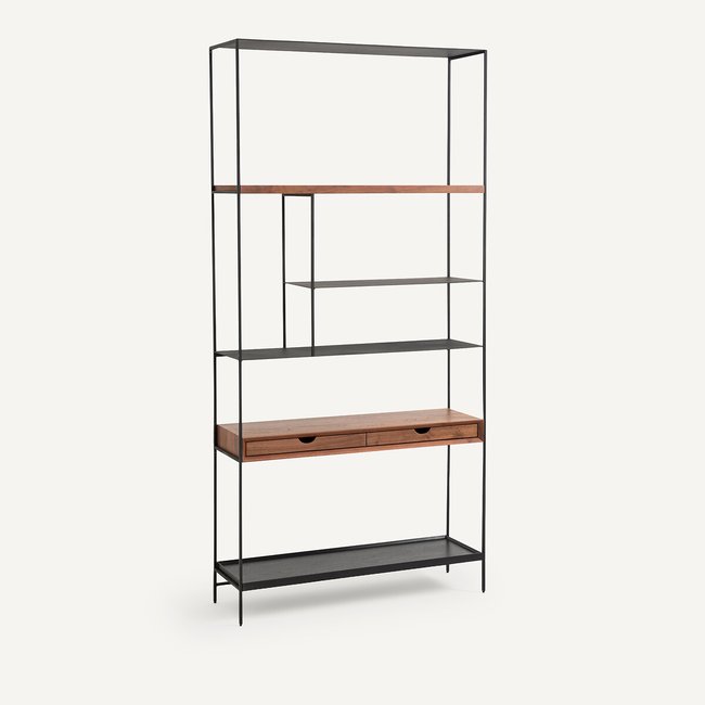 Tidder Walnut Shelving Unit, walnut, AM.PM