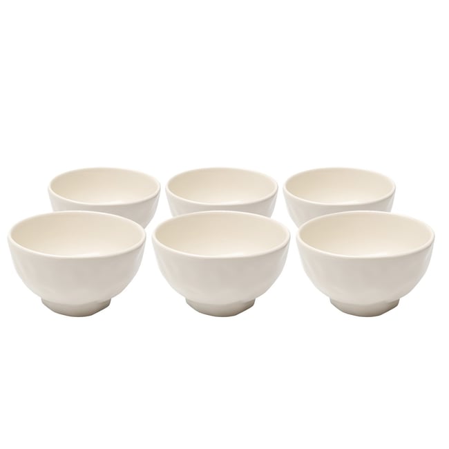 Lot de 6 bols en faïence, ORGANIC - KARE DESIGN