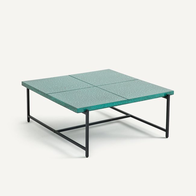 Table basse de jardin en polystone, Aelio vert sarcelle AM.PM
