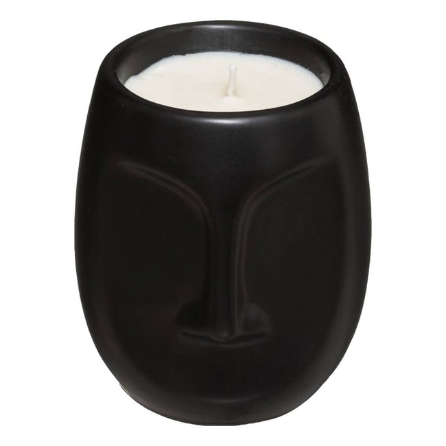 Bougie parfumée pot en céramique visage MAYA - ATMOSPHERA