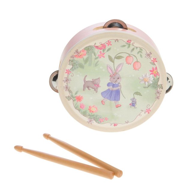 Tambourin  -OMBELINE décoré <span itemprop=