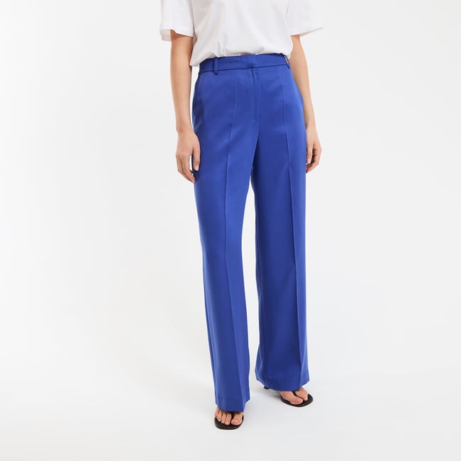 Pantalon droit à plis en TENCEL™   - LA REDOUTE COLLECTIONS
