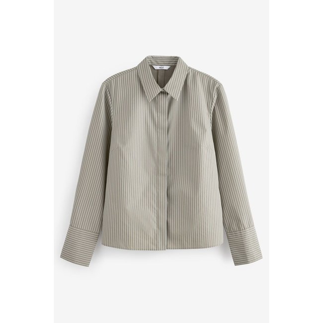 Chemise à manches longues ajustée avec col - NEXT