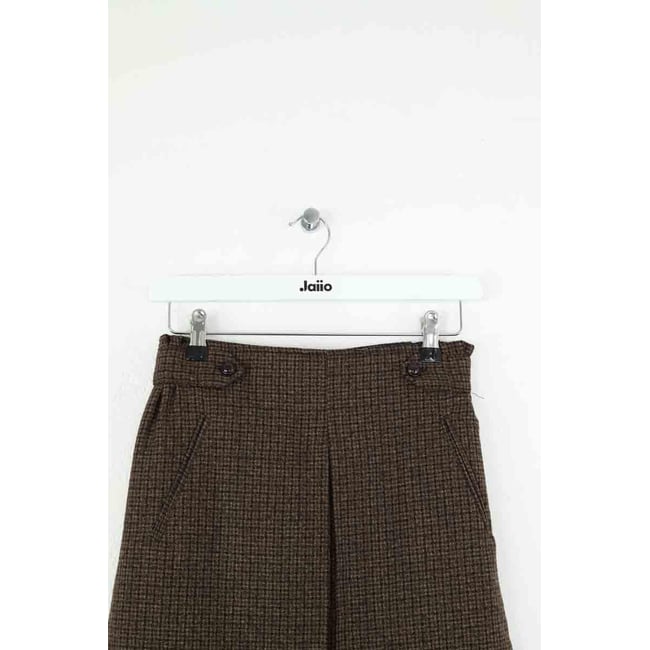 Jupe Claudie Pierlot - Taille 2 - Marron - 96% Coton 4% élasthanne - Occasion Très Bon état
