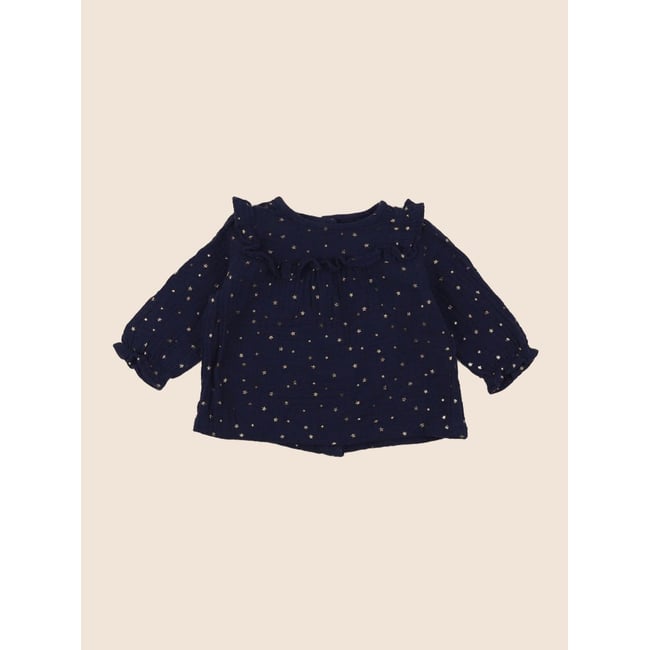 Blouse - Très bon état bleu <span itemprop=