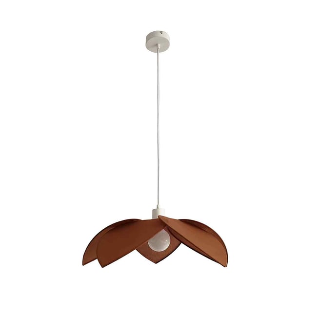 Suspension pétales de fleur Couleur marron foncé <span itemprop=
