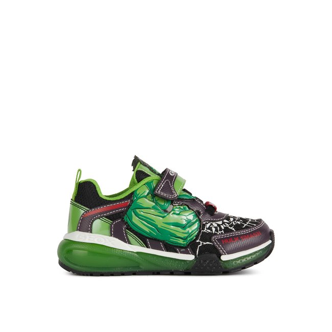 Sapatilhas respiráveis com Led, Bayonic x Hulk verde/preto <span itemprop=