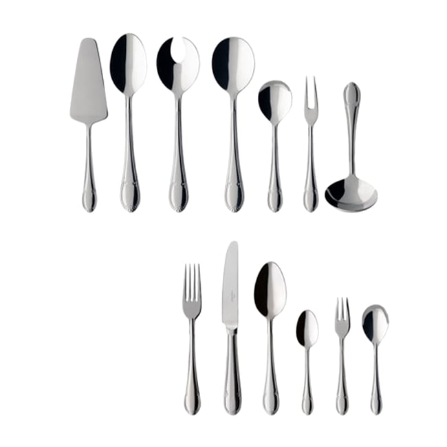 Ménagère 68Pcs. MADEMOISELLE Couleur argent/platine <span itemprop=