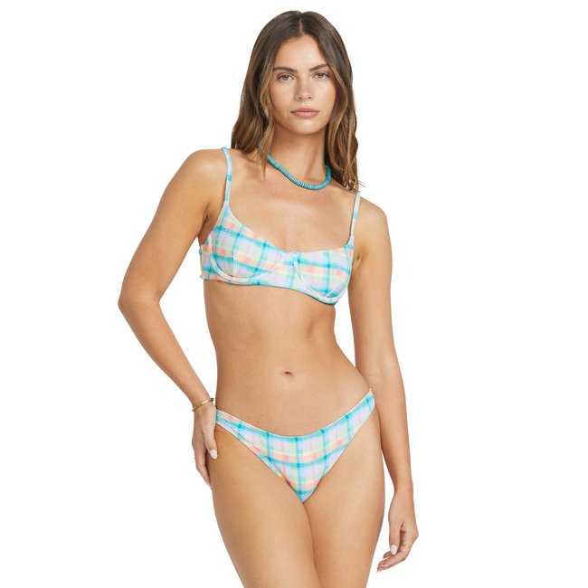 Bas de bikini couvrance medium CHECK THE WAVES multi multi <span itemprop=