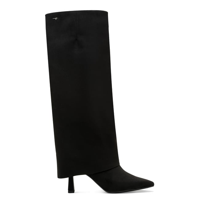 Bottes pointu noir <span itemprop=