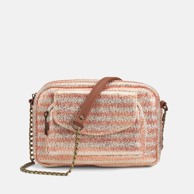 Sac à main bandoulière Brooke  doré/orange <span itemprop=