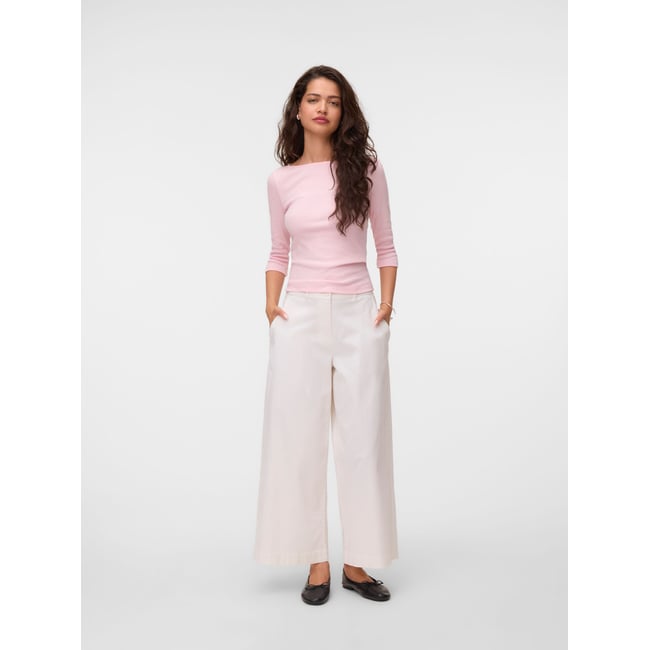 Pantalon À Jambe Large - VERO MODA