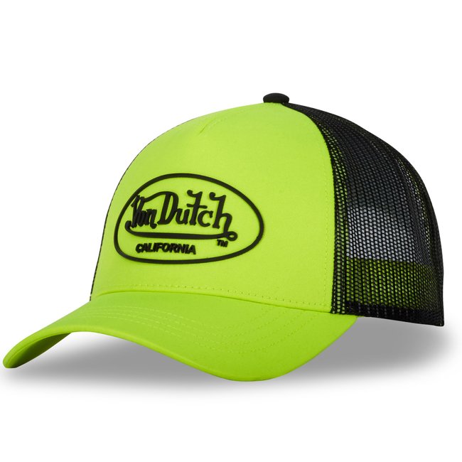Casquette Trucker FLUO jaune fluo/noir <span itemprop=