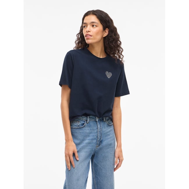 T-Shirt VISUNI - Coton - VILA