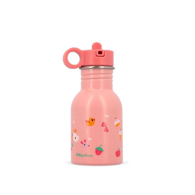 Gourde 400ml avec jeu Cherche et trouve Jeanne - LILLIPUTIENS