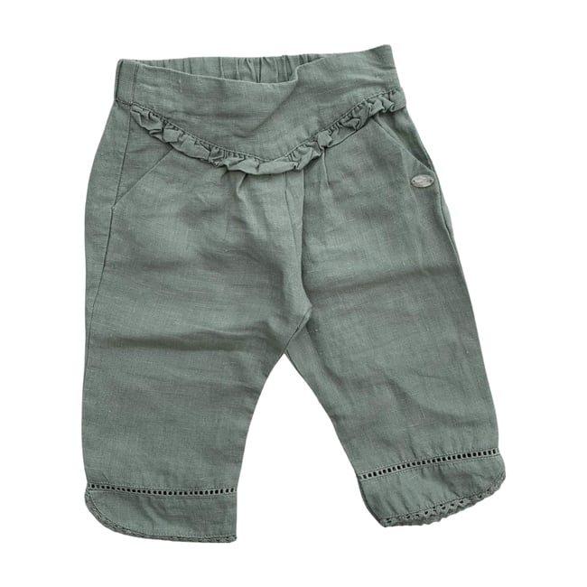 Pantalon bébé - Très bon état vert <span itemprop=