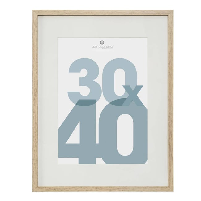 Cadre photo 30x40cm avec passe-partout MANU - ATMOSPHERA