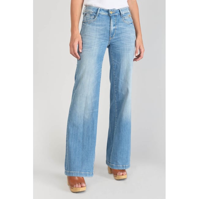 Jeans flare PULP high flare, longueur 34 blue <span itemprop=
