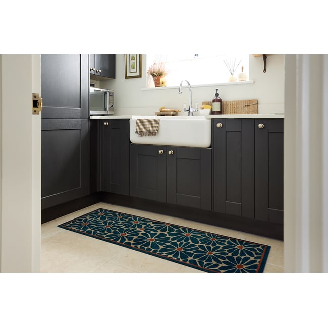 Boho Floral  Indoor Runner Mat, multi-coloured, MY MAT