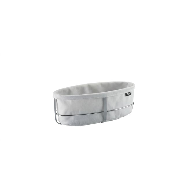 Corbeille à pain BRUNCH ovale Couleur argent <span itemprop=