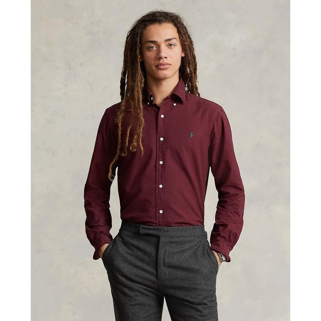 Polo ralph lauren burgundy shirt shop