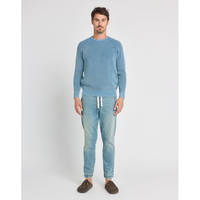 PANTALON LOOSE LAFIT bleu <span itemprop=