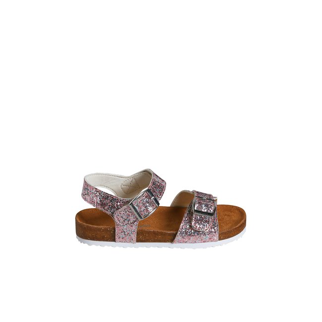 Sandales doubles brides ajustables enfant multicolore <span itemprop=