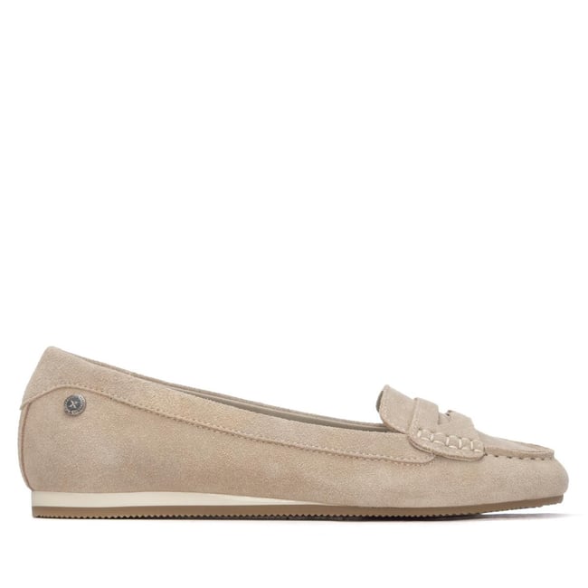 Chaussure Mocassin Plaine Décontractée beige <span itemprop=