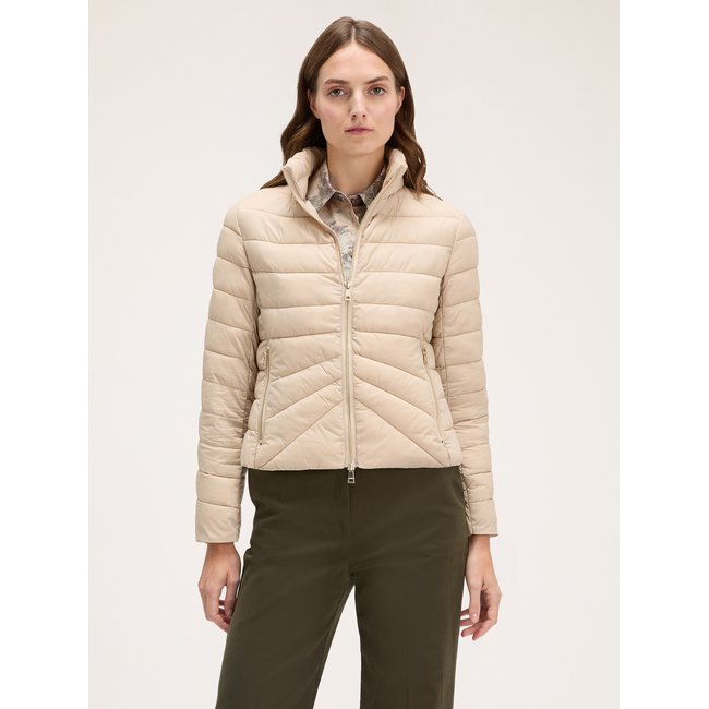 Veste mince matelassée 100 % polyamide avec rembourrage léger 100 % polyester beige <span itemprop=