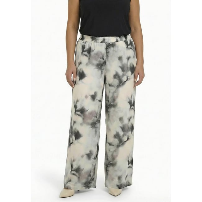Pantalon Flare Fit écru <span itemprop=