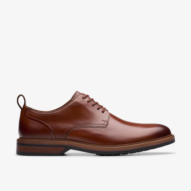 Derbies richelieus Cuir ALDWIN LACE beige fonce <span itemprop=