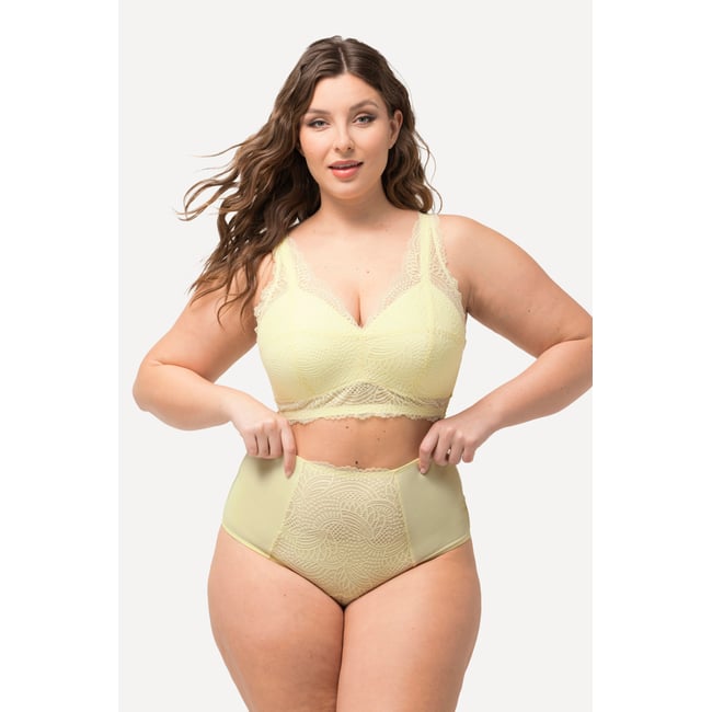 Culotte maxi en microfibres jaune clair <span itemprop=