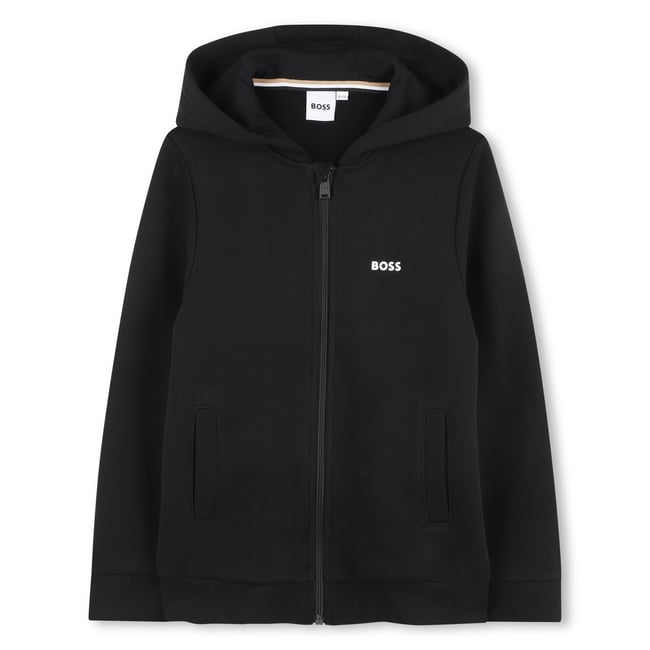 Cardigan à capuche black <span itemprop=