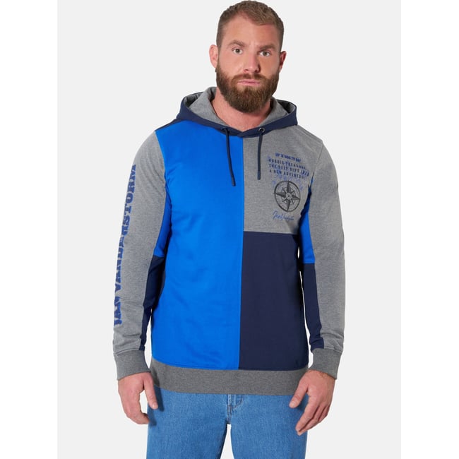 Sweatshirt RIKVALD bleu gris <span itemprop=