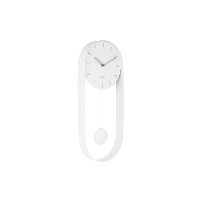 Horloge murale design avec balancier CHARM - KARLSSON
