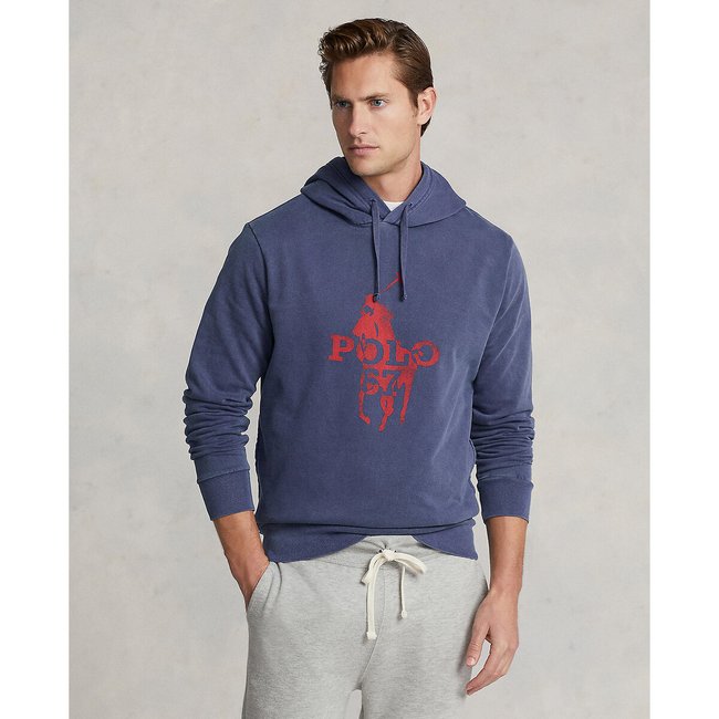 Big Polo Player Hoodie, navy blue, POLO RALPH LAUREN