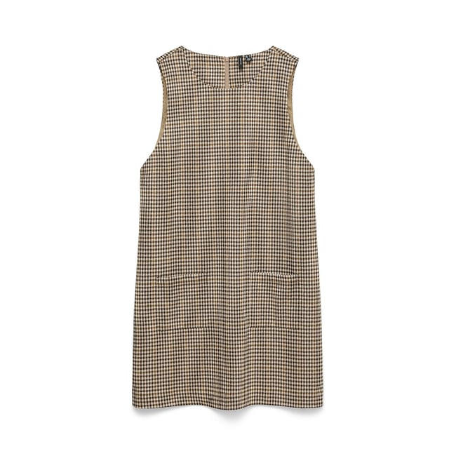 Abito a quadri senza maniche fantasia quadri VERO MODA