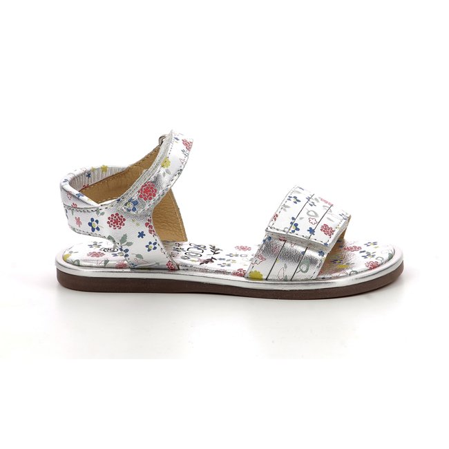 Sandales Cuir Paganisa argent <span itemprop=