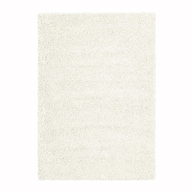 Tapis doux et épais PLUSH Couleur blanc pur <span itemprop=