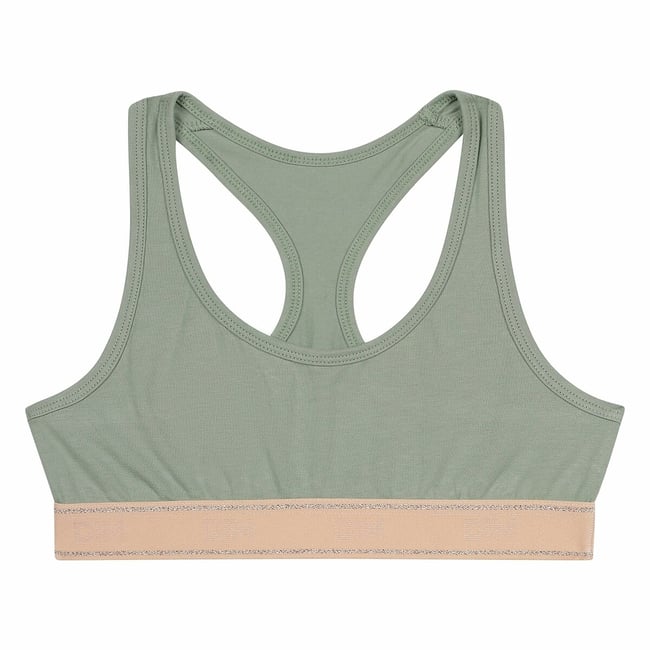 Pocket Coton Soutien-gorge Sans Armature X1  vert sauge <span itemprop=