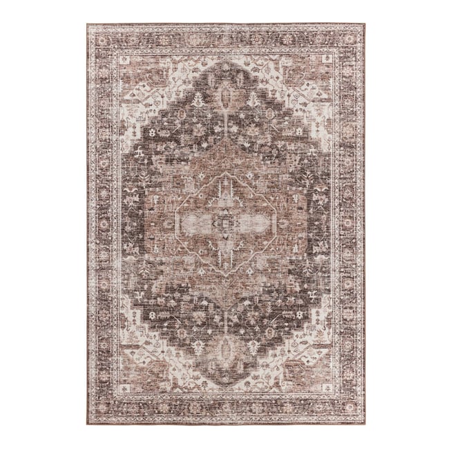 Tapis intérieur rectangulaire persan EMILE Couleur multicolore <span itemprop=