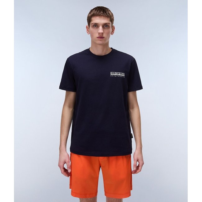 T-shirt de mangas curtas Vignoni marinho <span itemprop=