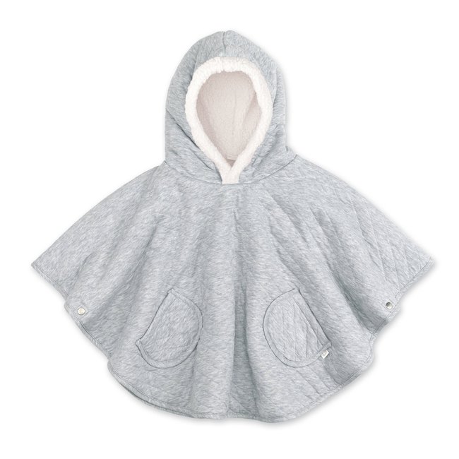 Poncho de voyage - Dehors bien au chaud mix grey <span itemprop=